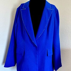 Elegant Blue Women's Blazer
